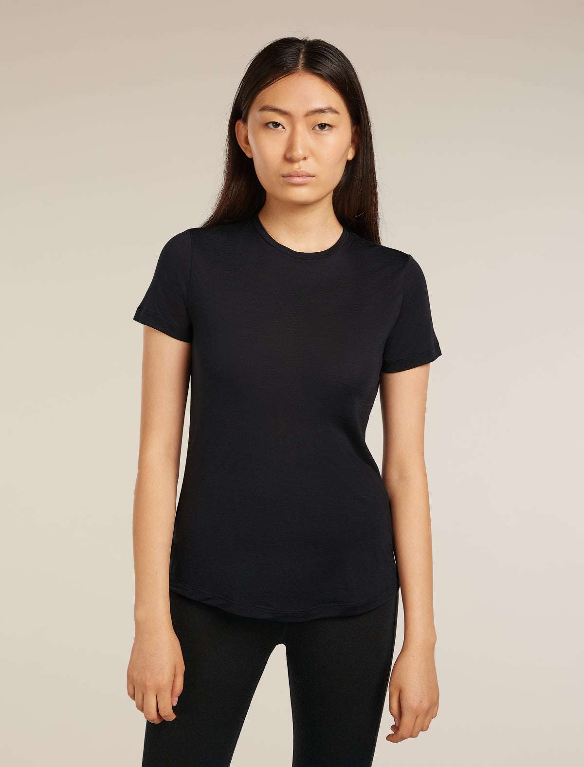 Women’s Merino Blend 125 Cool-Lite™ Sphere Short Sleeve T-Shirt Black - 1