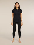 Women’s Merino Blend 125 Cool-Lite™ Sphere Short Sleeve T-Shirt Black - 3
