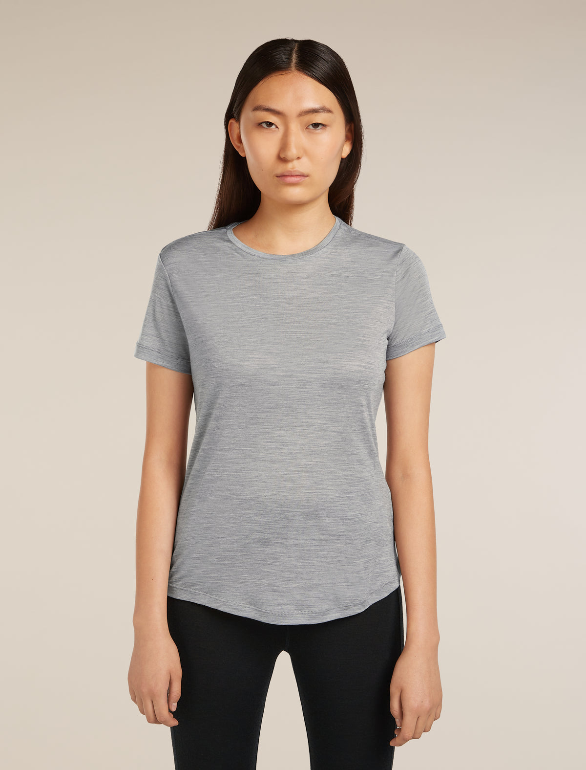 Women’s Merino Blend 125 Cool-Lite™ Sphere Short Sleeve T-Shirt Metro Heather - 1