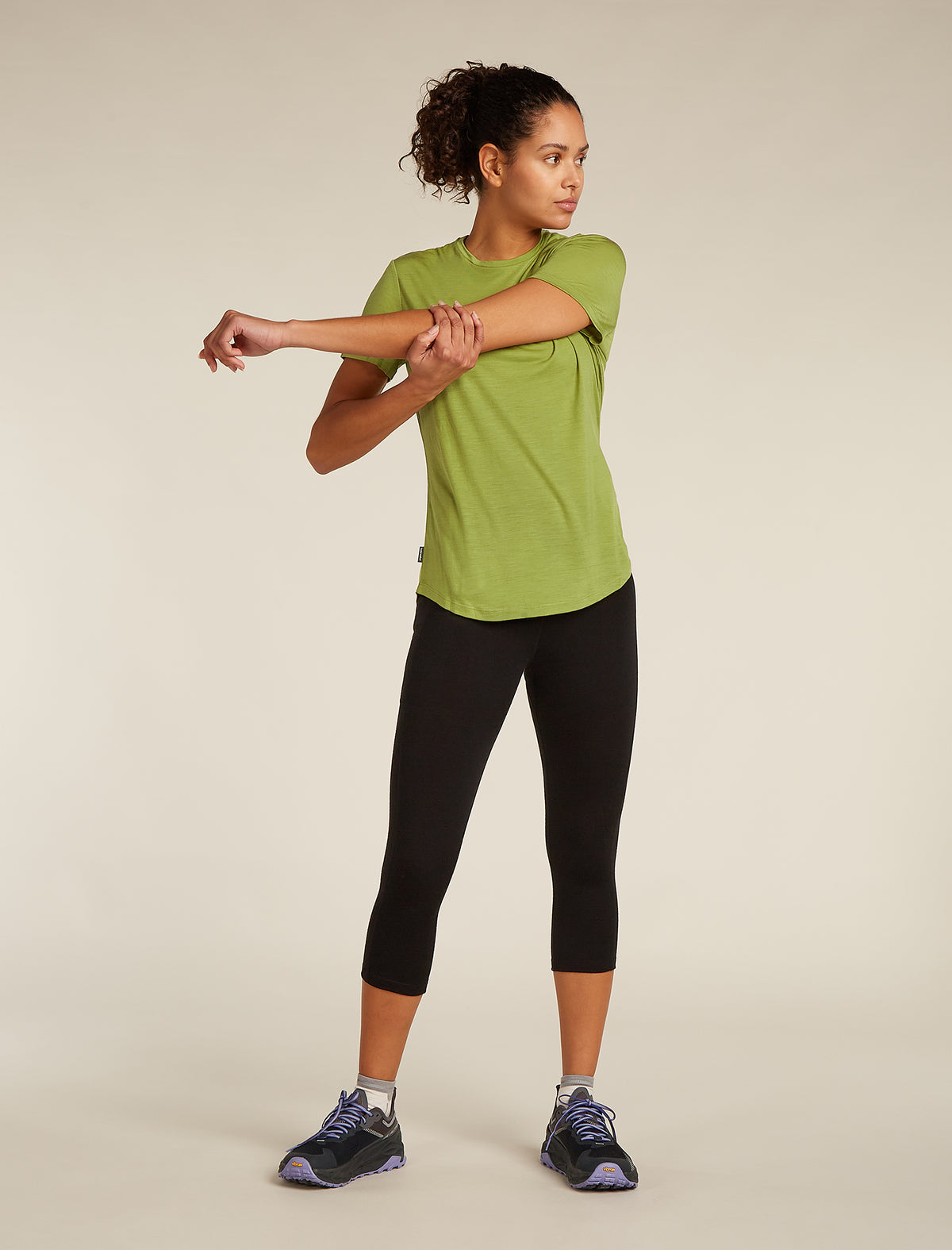 Women’s Merino Blend 125 Cool-Lite™ Sphere Short Sleeve T-Shirt Olive - 3
