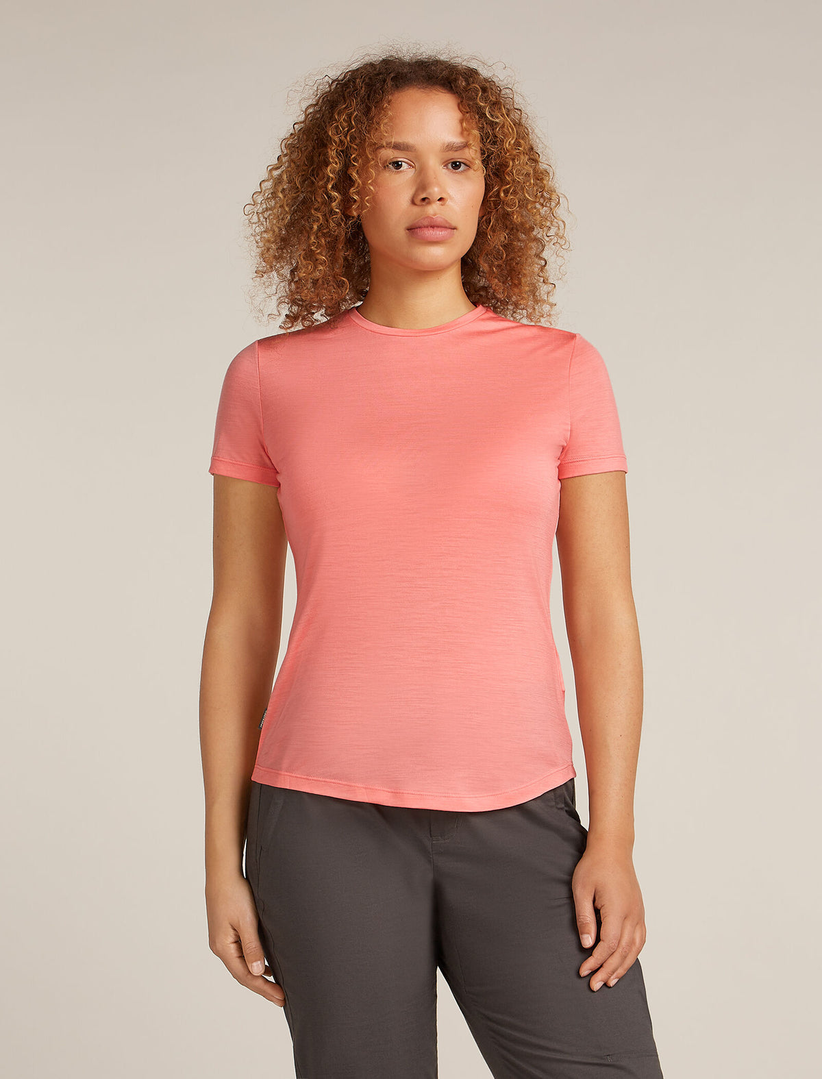Women’s Merino Blend 125 Cool-Lite™ Sphere Short Sleeve T-Shirt Acid pink - 1