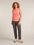 Women’s Merino Blend 125 Cool-Lite™ Sphere Short Sleeve T-Shirt Acid pink - 3