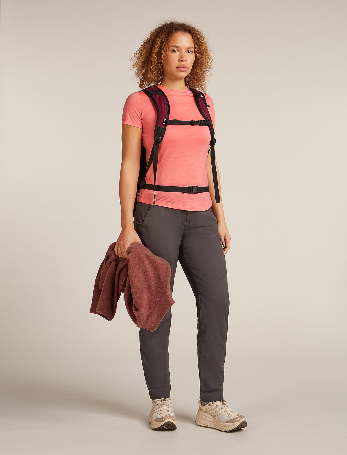 Women’s Merino Blend 125 Cool-Lite™ Sphere Short Sleeve T-Shirt Acid pink - 4