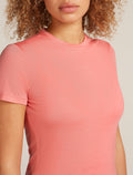 Women’s Merino Blend 125 Cool-Lite™ Sphere Short Sleeve T-Shirt Acid pink - 5