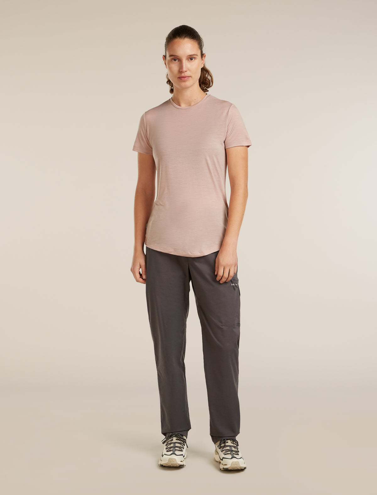 Women’s Merino Blend 125 Cool-Lite™ Sphere Short Sleeve T-Shirt Pink Quartz - 3