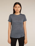 Women’s Merino Blend 125 Cool-Lite™ Sphere Short Sleeve T-Shirt Midnight Navy Heather - 1