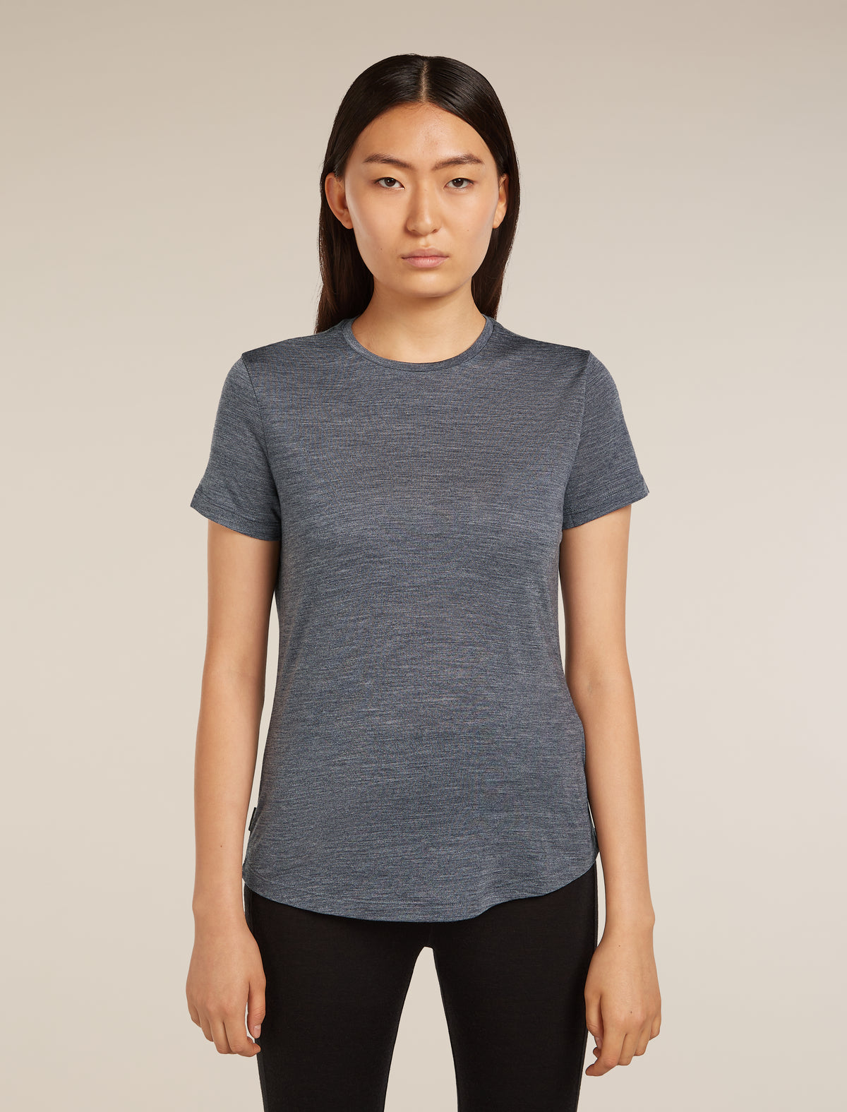 Women’s Merino Blend 125 Cool-Lite™ Sphere Short Sleeve T-Shirt Midnight Navy Heather - 1