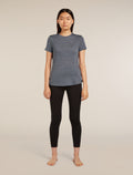 Women’s Merino Blend 125 Cool-Lite™ Sphere Short Sleeve T-Shirt Midnight Navy Heather - 3