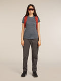 Women’s Merino Blend 125 Cool-Lite™ Sphere Short Sleeve T-Shirt Midnight Navy Heather - 4