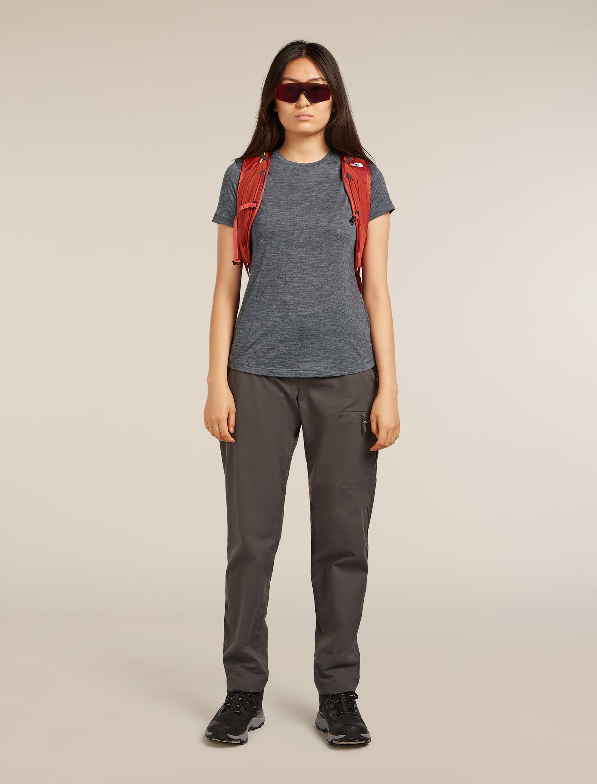 Women’s Merino Blend 125 Cool-Lite™ Sphere Short Sleeve T-Shirt Midnight Navy Heather - 4