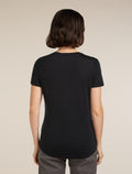 Women’s Merino Blend 125 Cool-Lite™ Sphere Short Sleeve Scoop T-Shirt Black - 2