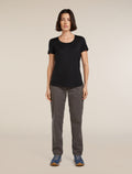 Women’s Merino Blend 125 Cool-Lite™ Sphere Short Sleeve Scoop T-Shirt Black - 3