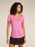 Women’s Merino Blend 125 Cool-Lite™ Sphere Short Sleeve Scoop T-Shirt Pop - 1