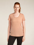 Women’s Merino Blend 125 Cool-Lite™ Sphere Short Sleeve Scoop T-Shirt Desert sand - 1