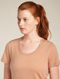 Women’s Merino Blend 125 Cool-Lite™ Sphere Short Sleeve Scoop T-Shirt Desert sand - 6