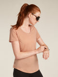 Women’s Merino Blend 125 Cool-Lite™ Sphere Short Sleeve Scoop T-Shirt Desert sand - 5