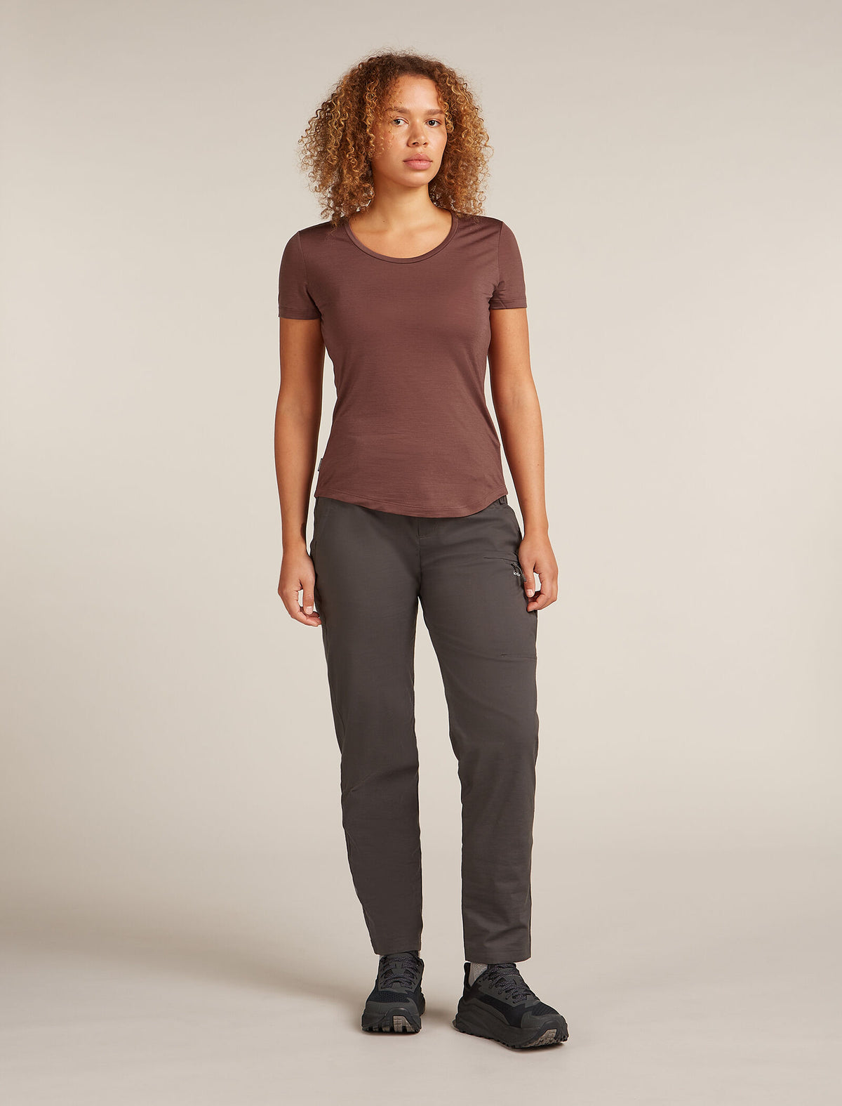 Women’s Merino Blend 125 Cool-Lite™ Sphere Short Sleeve Scoop T-Shirt Carob - 3