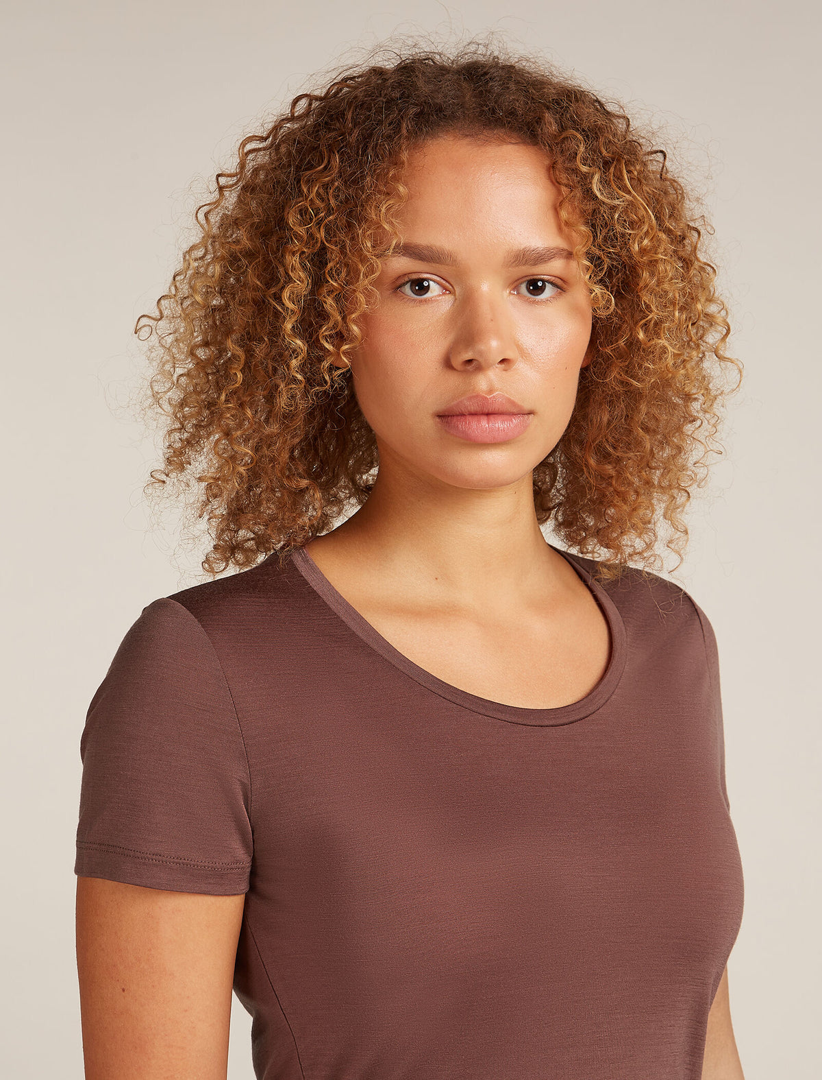 Women’s Merino Blend 125 Cool-Lite™ Sphere Short Sleeve Scoop T-Shirt Carob - 5