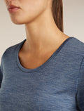 Women’s Merino Blend 125 Cool-Lite™ Sphere Short Sleeve Scoop T-Shirt Dawn Heather - 5