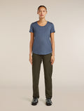 Women’s Merino Blend 125 Cool-Lite™ Sphere Short Sleeve Scoop T-Shirt Dawn Heather - 3