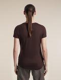 Women's Merino Blend 125 Cool-Lite™ Sphere Short Sleeve Scoop T Shirt Bittersweet - 2
