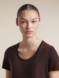 Women's Merino Blend 125 Cool-Lite™ Sphere Short Sleeve Scoop T Shirt Bittersweet - 7