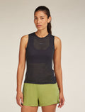 Women’s Merino Blend 75 Cool-Lite™ Featherlight™ Tank Black - 1