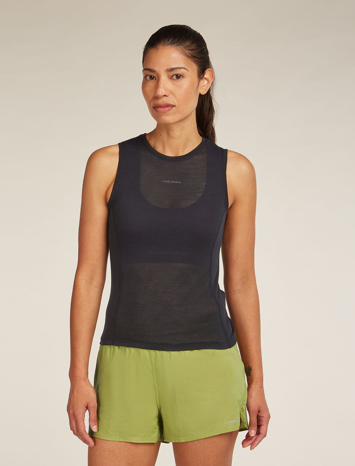 Women’s Merino Blend 75 Cool-Lite™ Featherlight™ Tank Black - 1