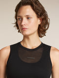 Women’s Merino Blend 75 Cool-Lite™ Featherlight™ Tank Black - 7
