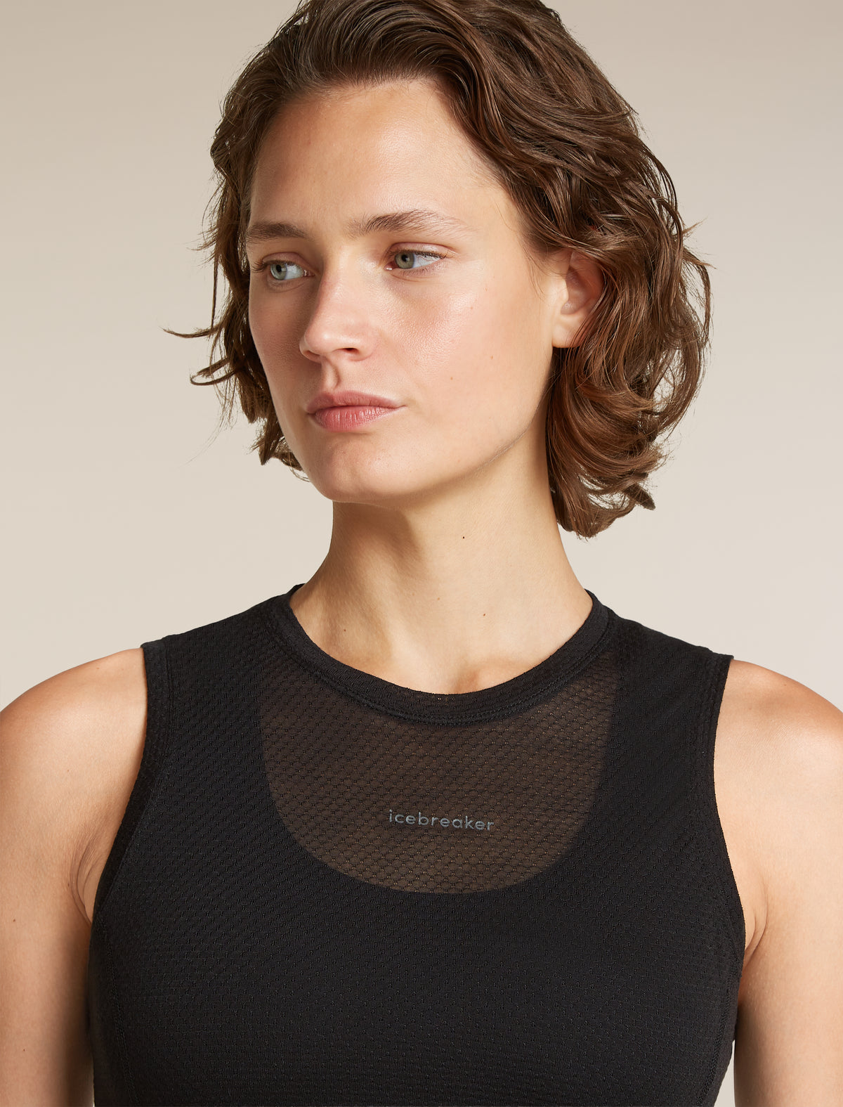 Women’s Merino Blend 75 Cool-Lite™ Featherlight™ Tank Black - 7