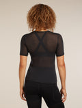 Women’s Merino Blend 75 Cool-Lite™ Featherlight™ Short Sleeve T-Shirt Black - 2