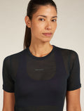 Women’s Merino Blend 75 Cool-Lite™ Featherlight™ Short Sleeve T-Shirt Black - 5