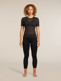 Women’s Merino Blend 75 Cool-Lite™ Featherlight™ Short Sleeve T-Shirt Black - 3