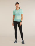Women's Merino Blend 75 Cool-Lite™ Featherlight™ Short Sleeve Crewe Mint - 4
