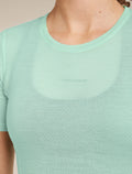 Women's Merino Blend 75 Cool-Lite™ Featherlight™ Short Sleeve Crewe Mint - 5
