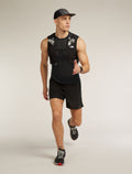 Men’s Merino Blend 75 Cool-Lite™ Featherlight™ Tank Black - 4