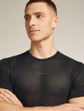 Men’s Merino Blend 75 Cool-Lite™ Featherlight™ Short Sleeve T-Shirt Black - 7
