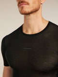 Men’s Merino Blend 75 Cool-Lite™ Featherlight™ Short Sleeve T-Shirt Black - 5