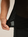Men’s Merino Blend 75 Cool-Lite™ Featherlight™ Short Sleeve T-Shirt Black - 6