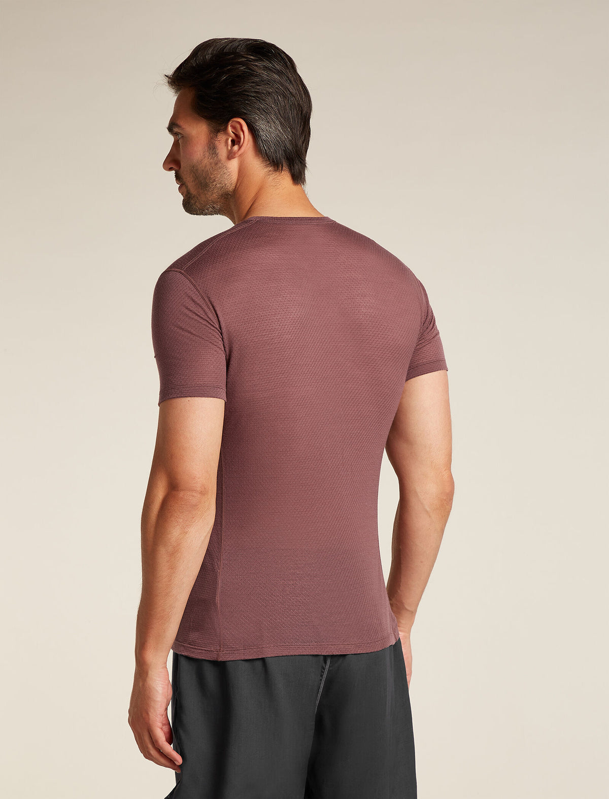 Men’s Merino Blend 75 Cool-Lite™ Featherlight™ Short Sleeve T-Shirt Carob - 2