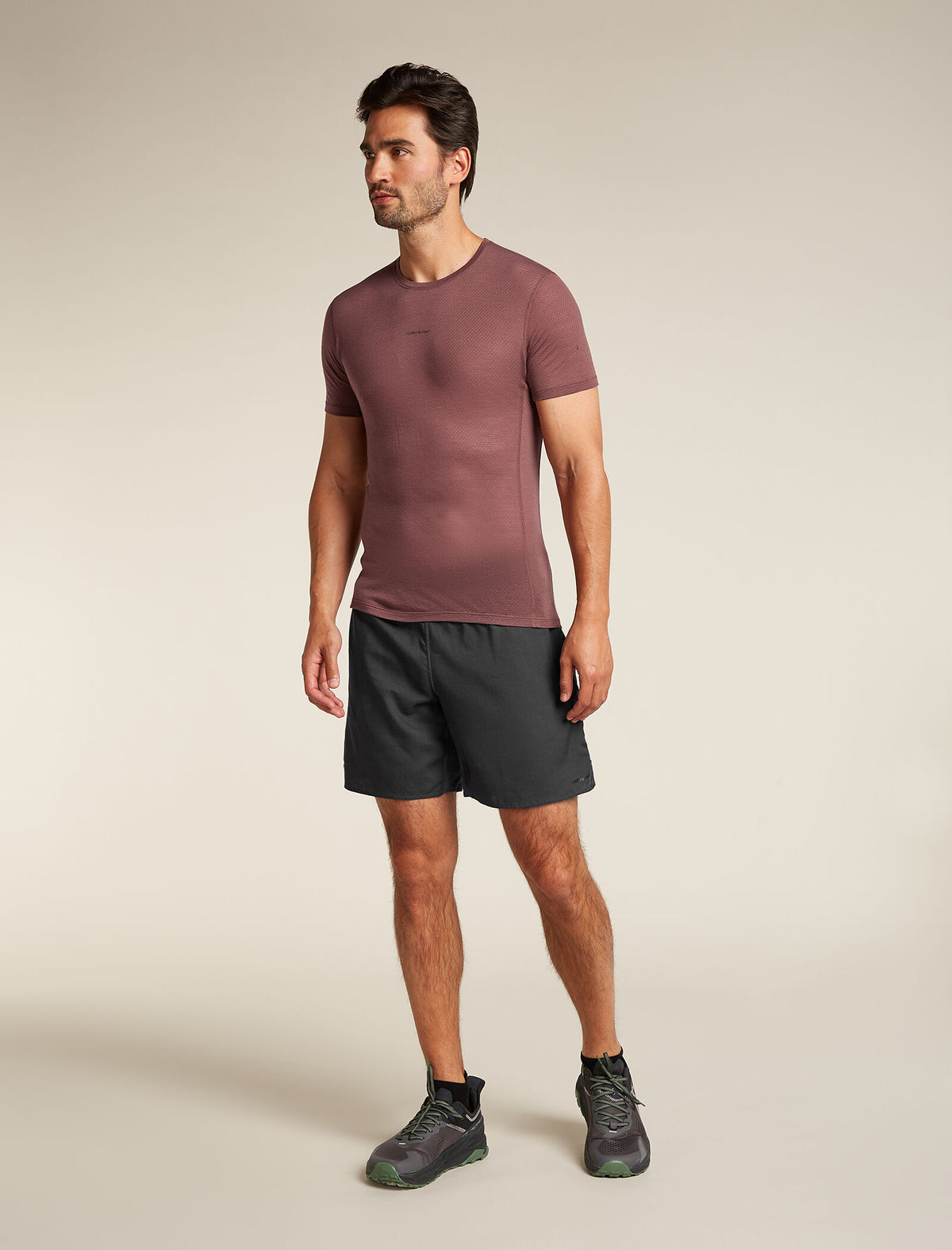 Men’s Merino Blend 75 Cool-Lite™ Featherlight™ Short Sleeve T-Shirt Carob - 3