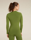Women’s Merino Blend 260 ZoneKnit™ Seamless Long Sleeve Crew Thermal Top Sphagnum - 2