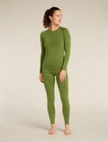 Women’s Merino Blend 260 ZoneKnit™ Seamless Long Sleeve Crew Thermal Top Sphagnum - 3