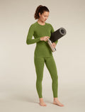 Women’s Merino Blend 260 ZoneKnit™ Seamless Long Sleeve Crew Thermal Top Sphagnum - 4