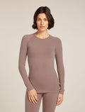 Women’s Merino Blend 260 ZoneKnit™ Seamless Long Sleeve Crew Thermal Top Summit - 1