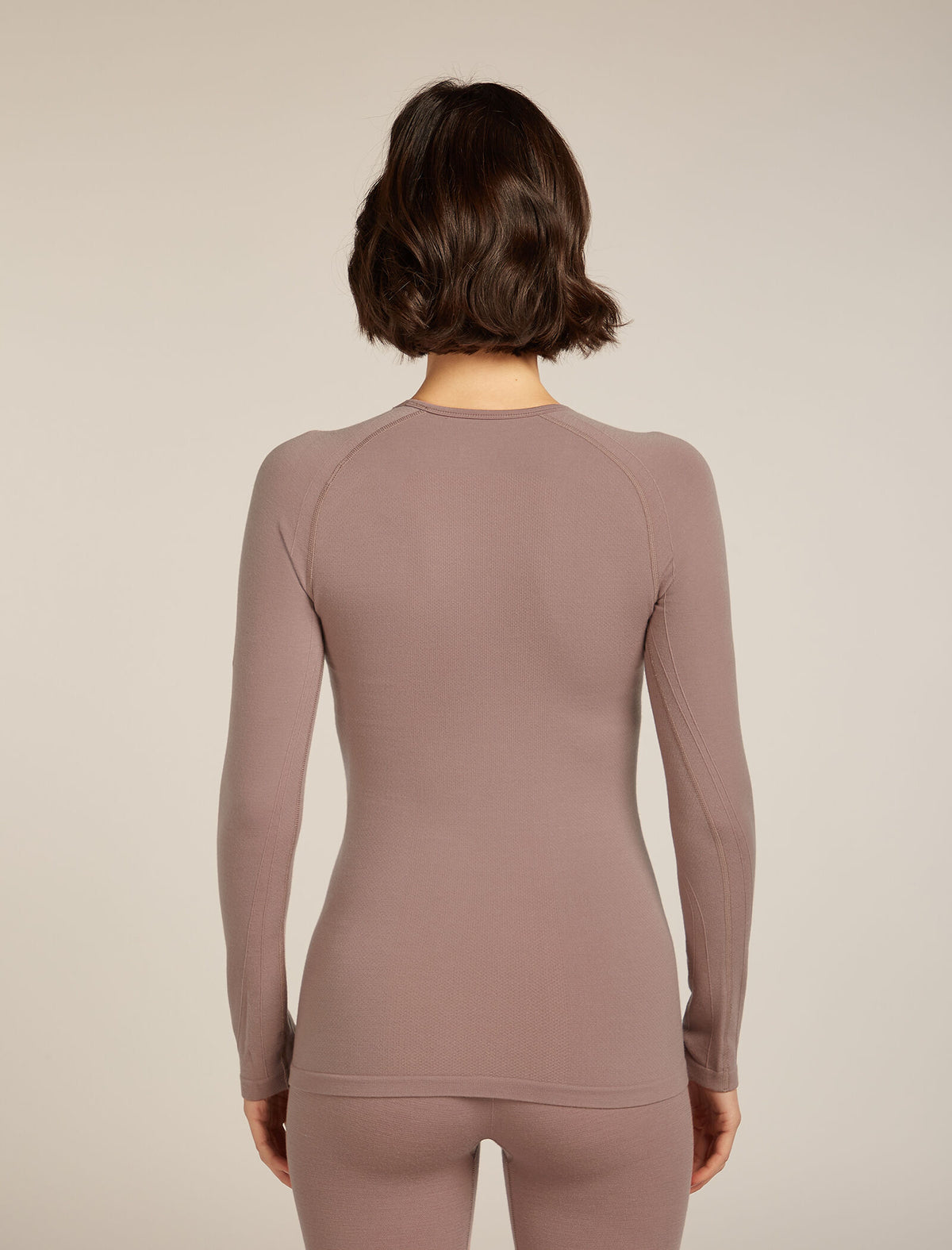 Women’s Merino Blend 260 ZoneKnit™ Seamless Long Sleeve Crew Thermal Top Summit - 2
