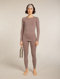 Women’s Merino Blend 260 ZoneKnit™ Seamless Long Sleeve Crew Thermal Top Summit - 4