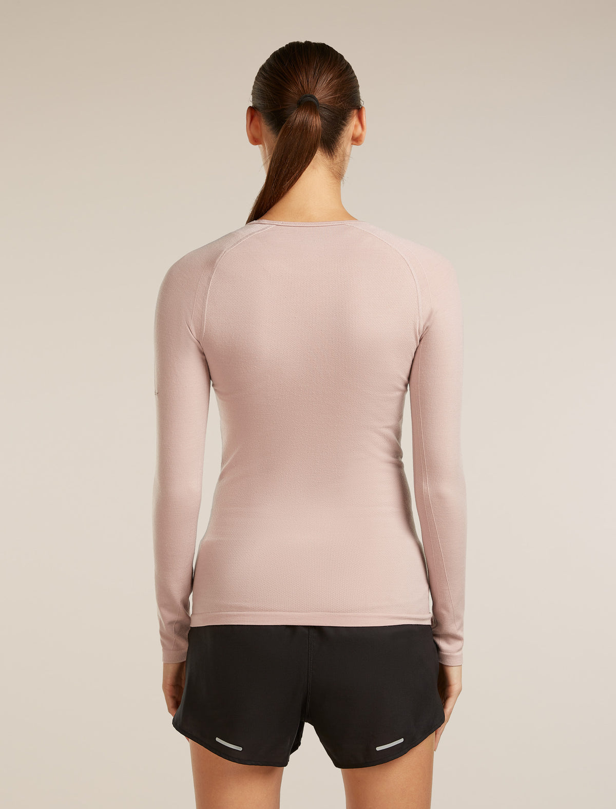 Women’s Merino Blend 260 Zoneknit™ Seamless Long Sleeve Crewe Pink quartz - 2