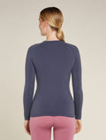 Women’s Merino Blend 260 ZoneKnit™ Seamless Long Sleeve Crew Thermal Top Graphite - 2