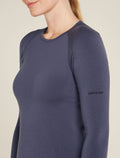 Women’s Merino Blend 260 ZoneKnit™ Seamless Long Sleeve Crew Thermal Top Graphite - 5